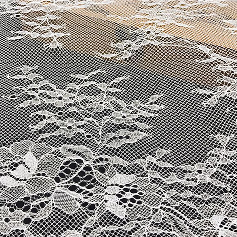 Lace Trim Dress Geometric Nylon Lace Fabric for Women's Wear Wholesale 8